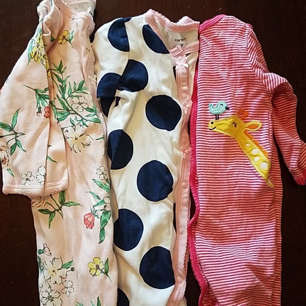 9 month Carter's PJ bundle